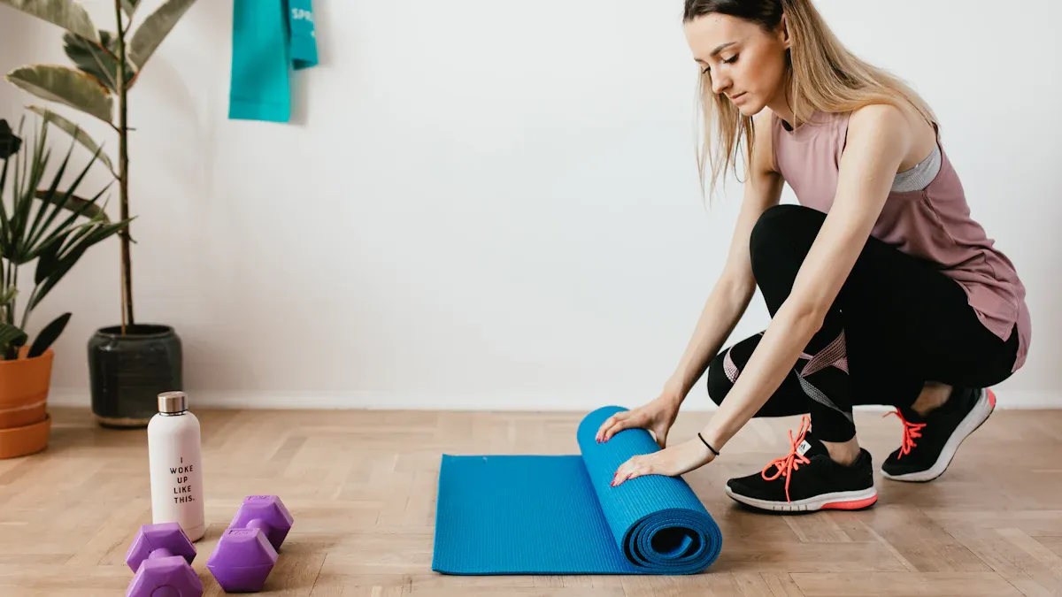 Cómo elegir las colchonetas de gimnasio adecuadas para el hogar