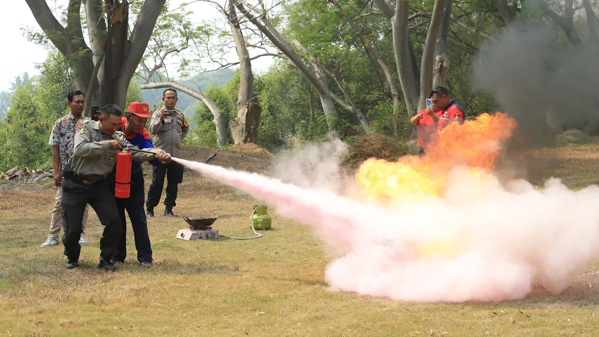 Dry Chemical vs CO2 vs Foam Fire Extinguishers: Complete Comparison Guide