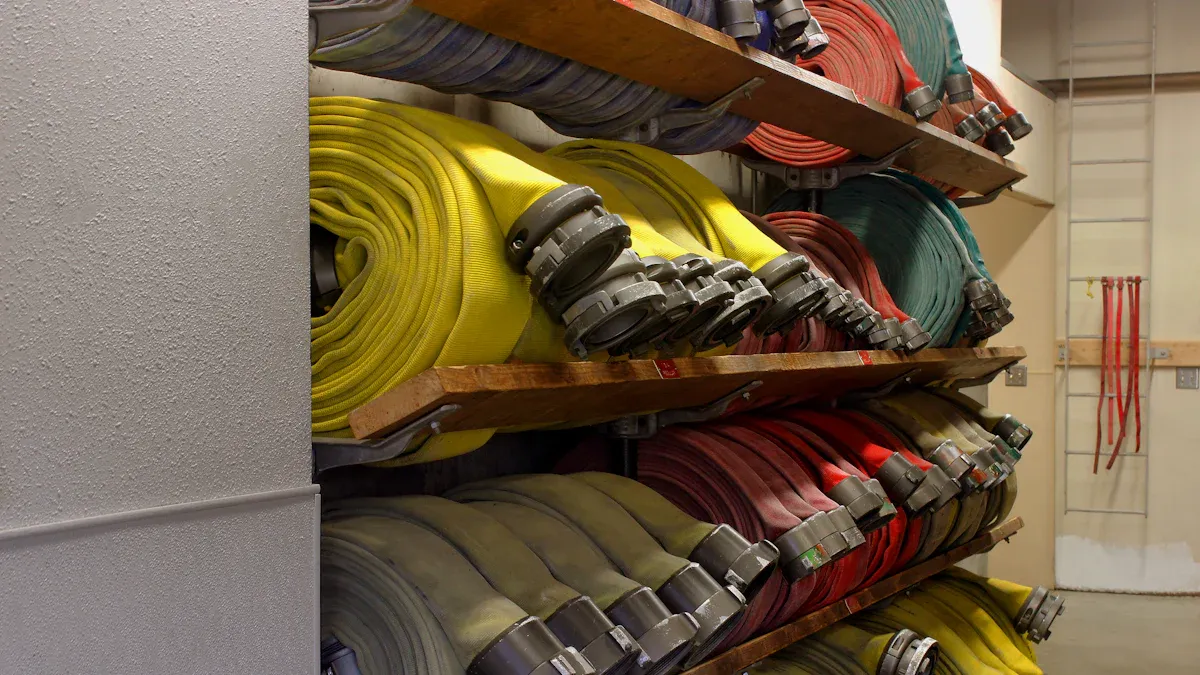 Fire Hose Showdown Single Jacket vs Double Jacket vs Rubber