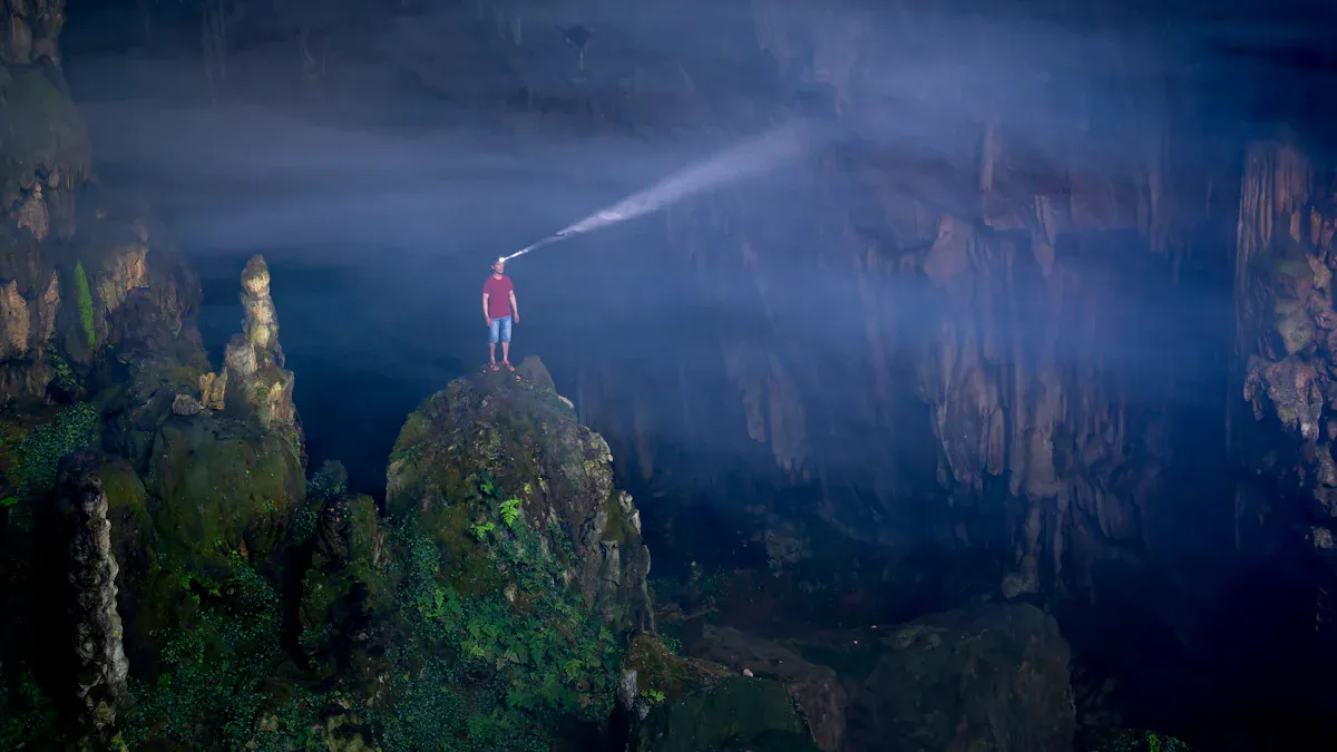 Understanding Brightness for Underground Exploration