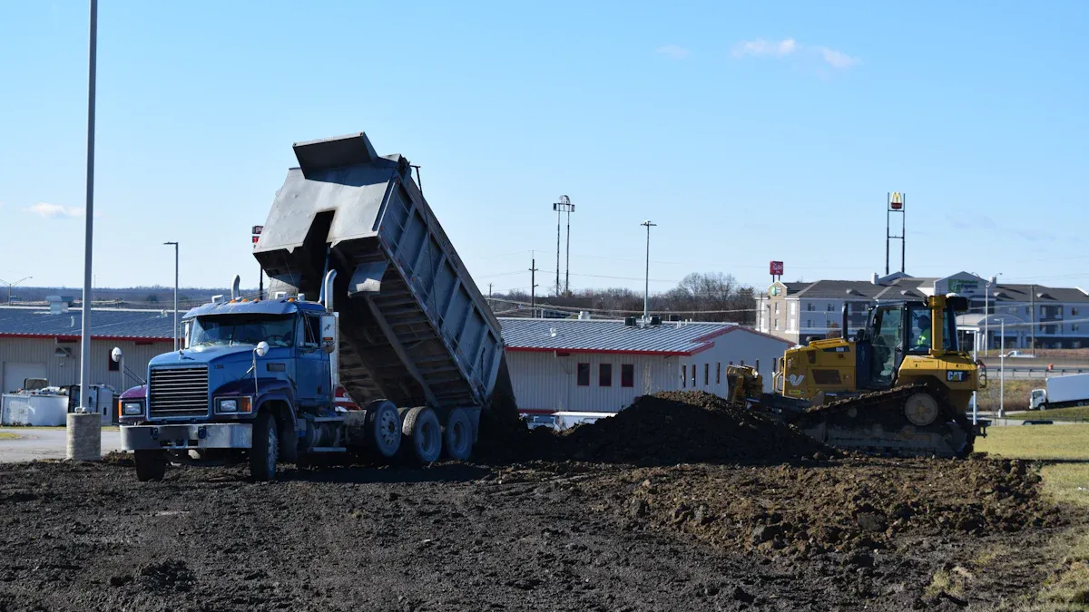 Ngapikake Traksi Ground karo Trek Karet Dumper Lanjut