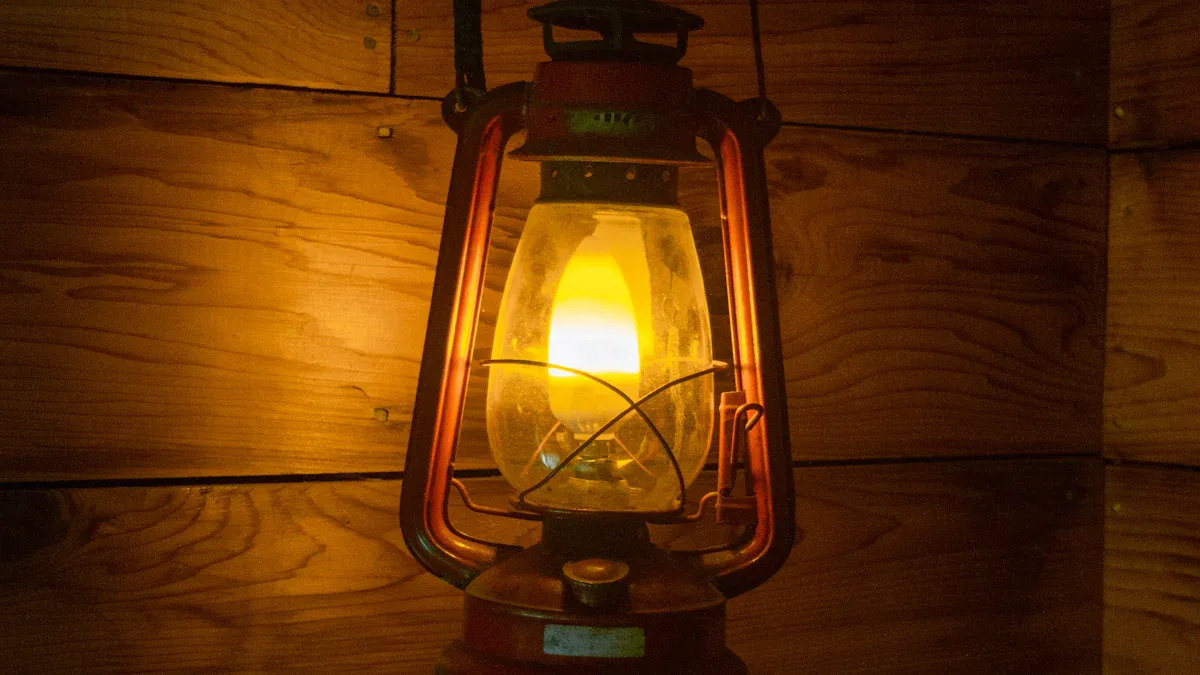 How do you compare camping lanterns with 2000LM front light and 1000LM side light to other models