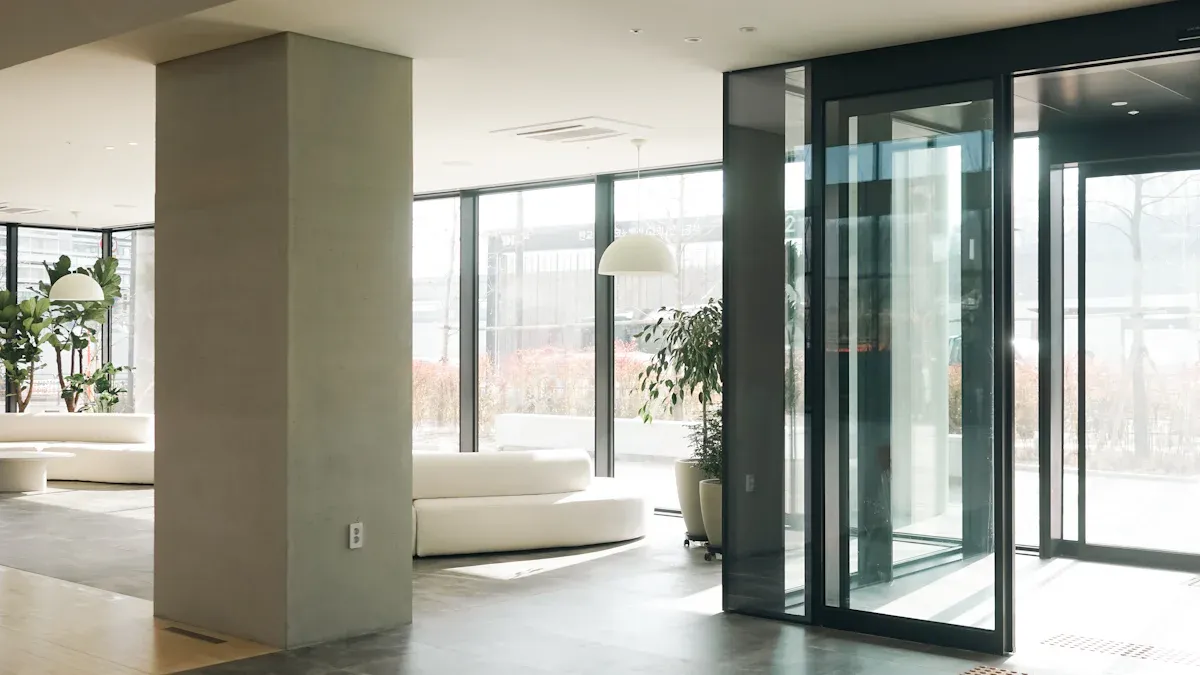 Does this automatic door motor challenge traditional patio doors?