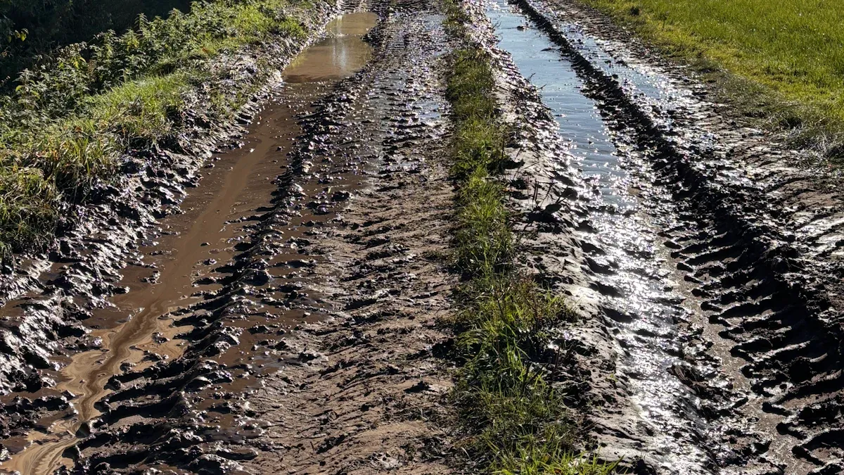Agricultural Tracks for Reduced Soil Compaction and Healthier Farms