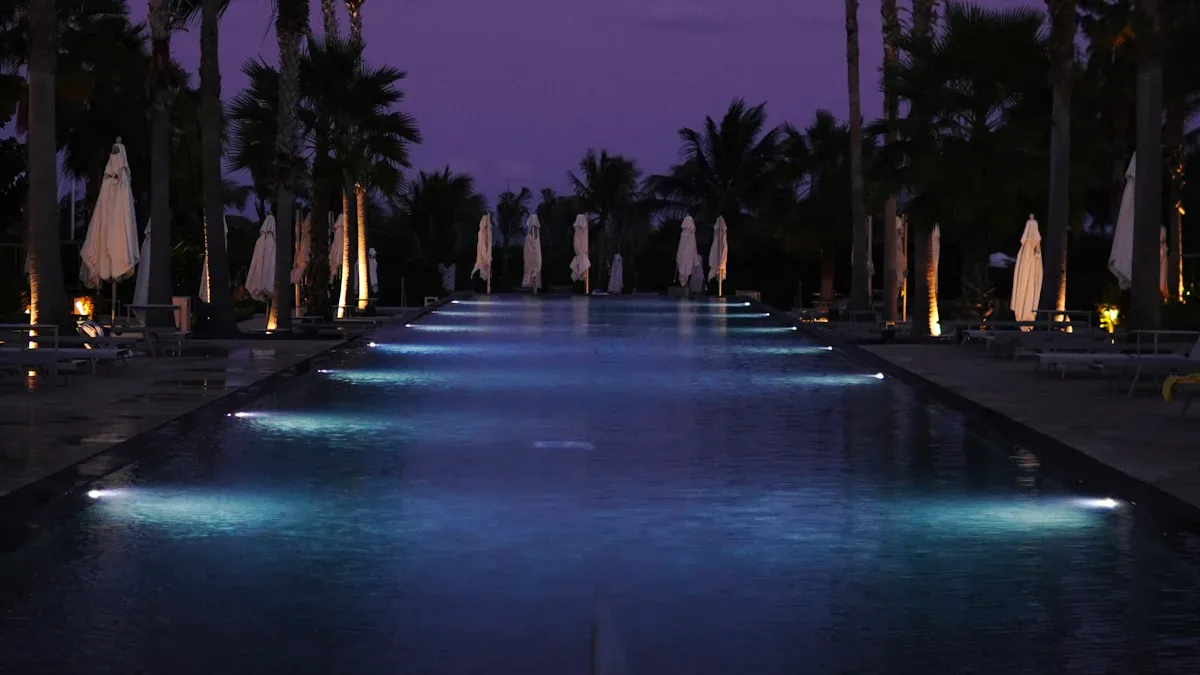 What Are the Best Tips for Using Solar Pool Lights at Night