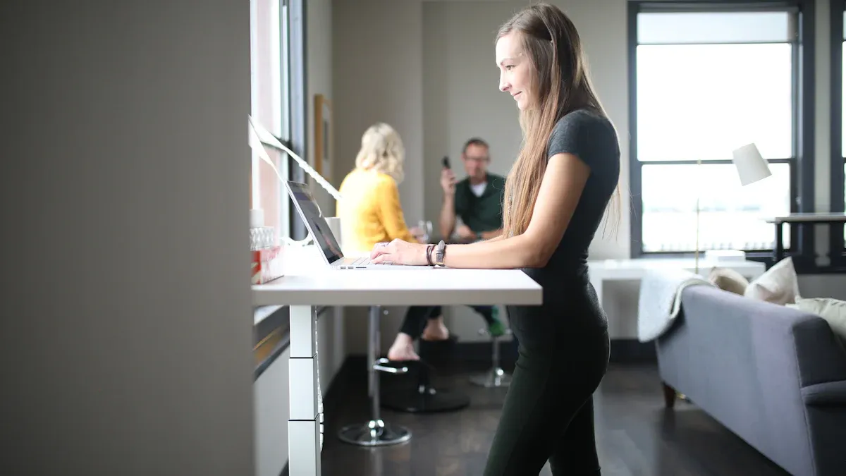 What’s the best way to clean and maintain a Folding Single Column Sit-Stand Desk ?
