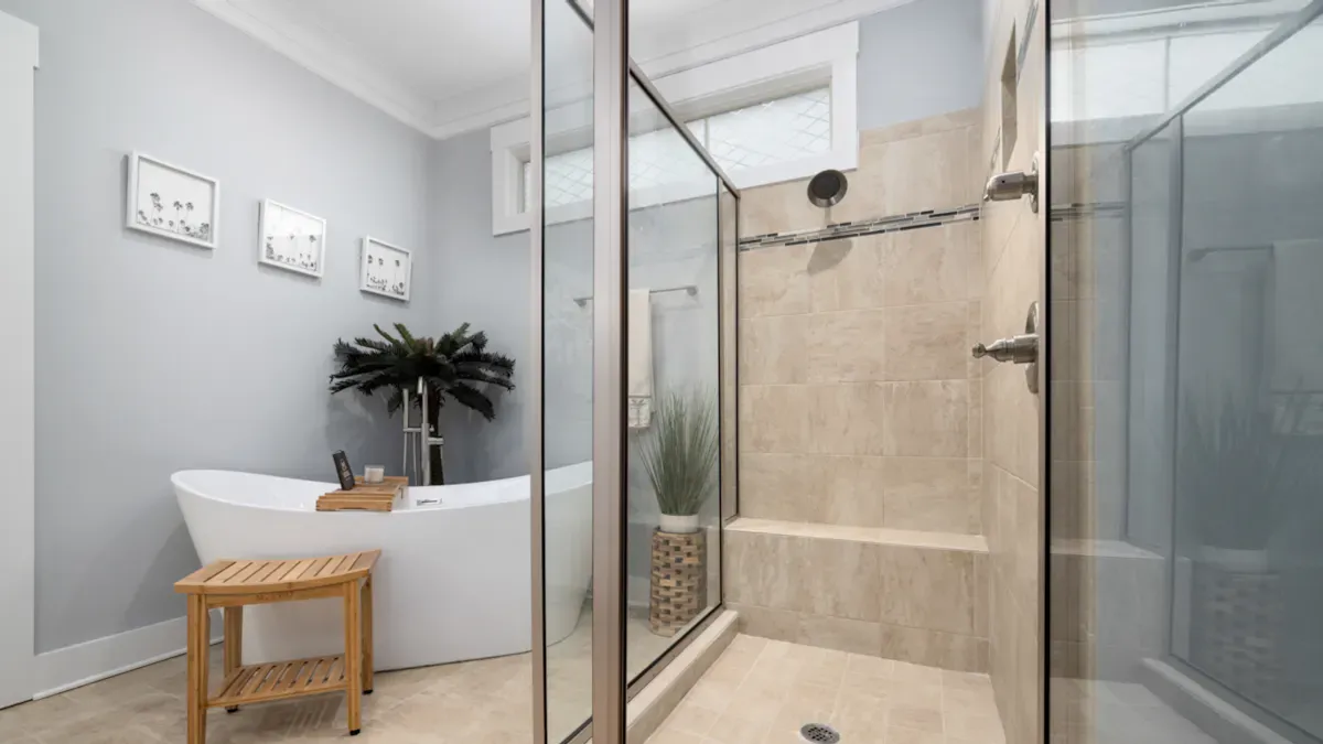 What is the lifespan of a glass shower enclosure?