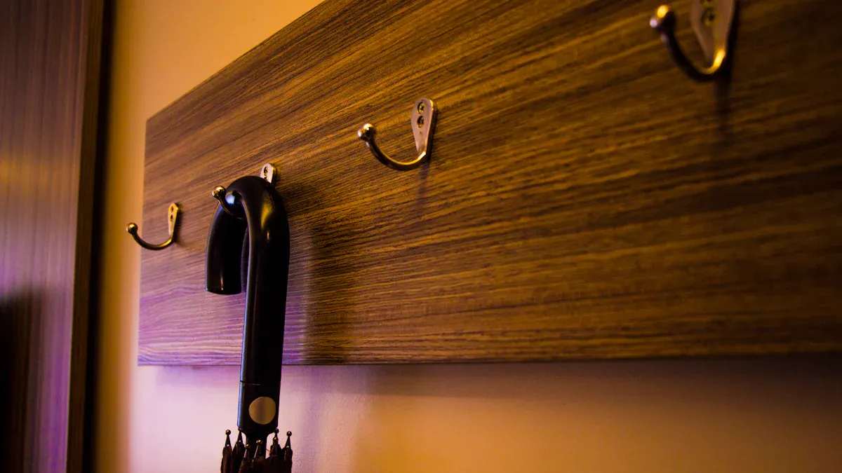 Organize Your Kitchen with Magnetic Hooks