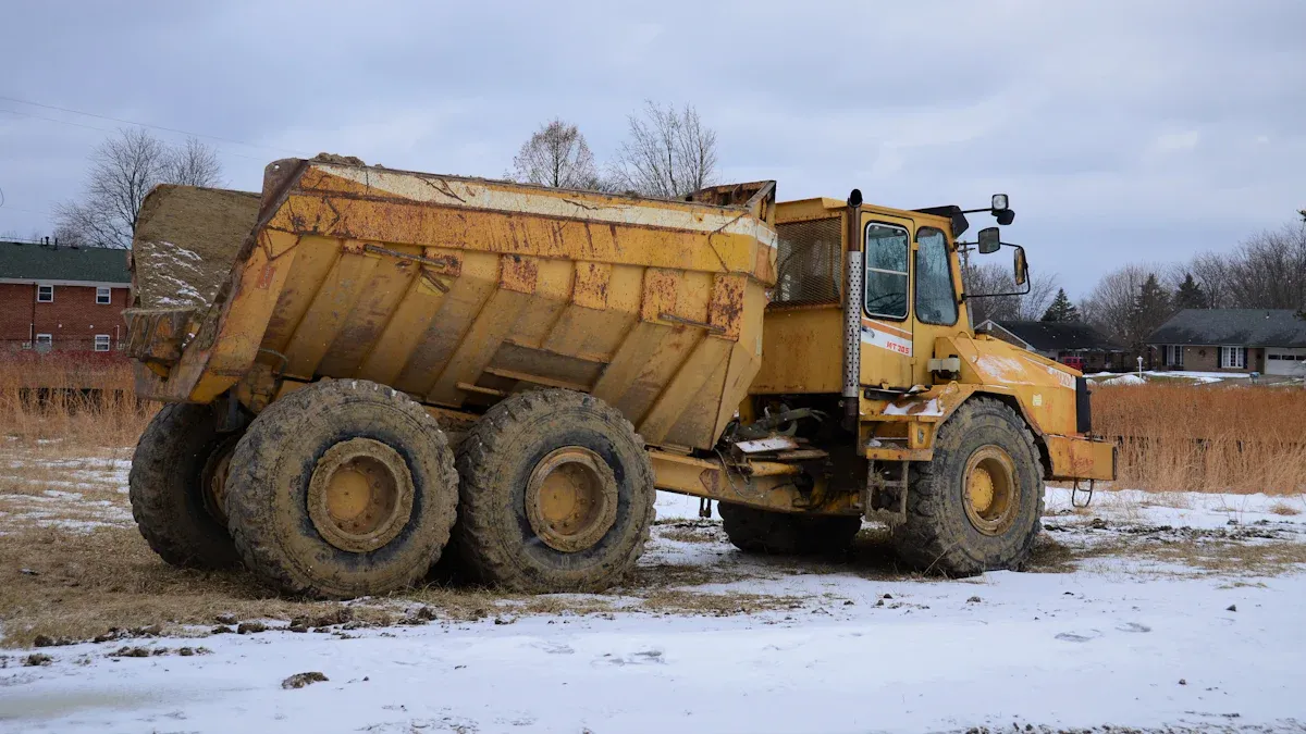 Introducing Anti-Wear & Cut-Resistant Rubber Tracks for Dumper
