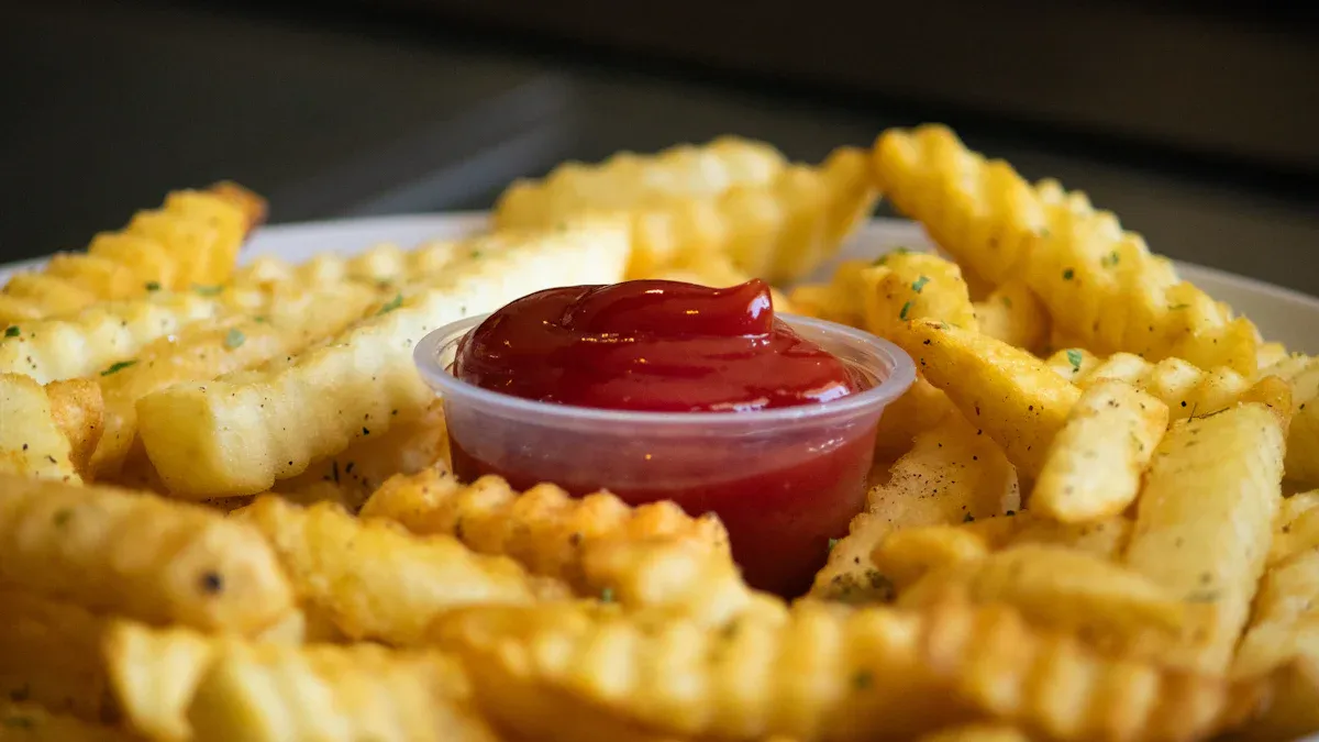 What Are the Key Changes That Led to the Visual 5L Electric Air Fryer with a Viewing Window