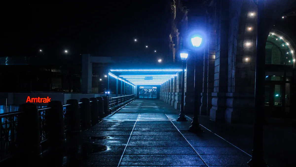 Top 6 Benefits of Motion Sensor Lights for Commercial Security