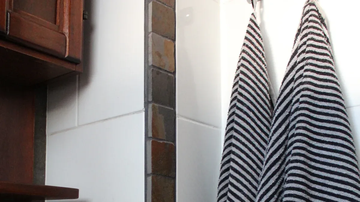 Maximize Vertical Space with a Towel Bar