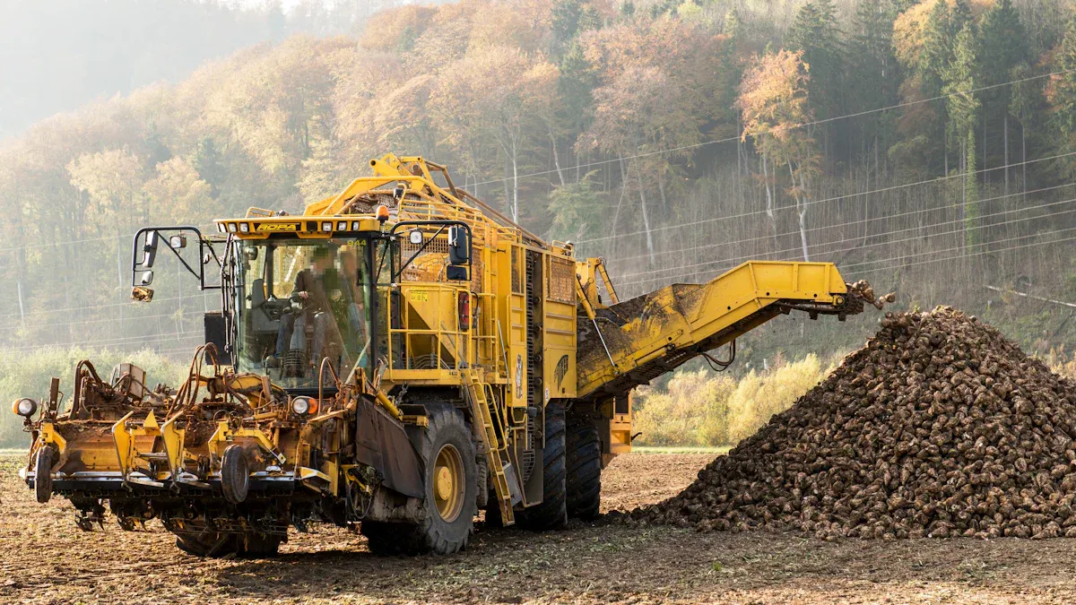 Dumper gummibelter allsidighet og effektivitet på arbeidsplasser
