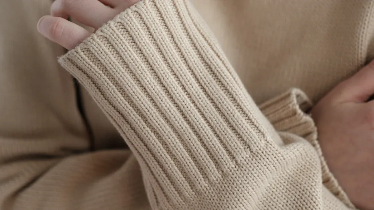 Rib Knit's Tendency to Stretch and Lose Shape