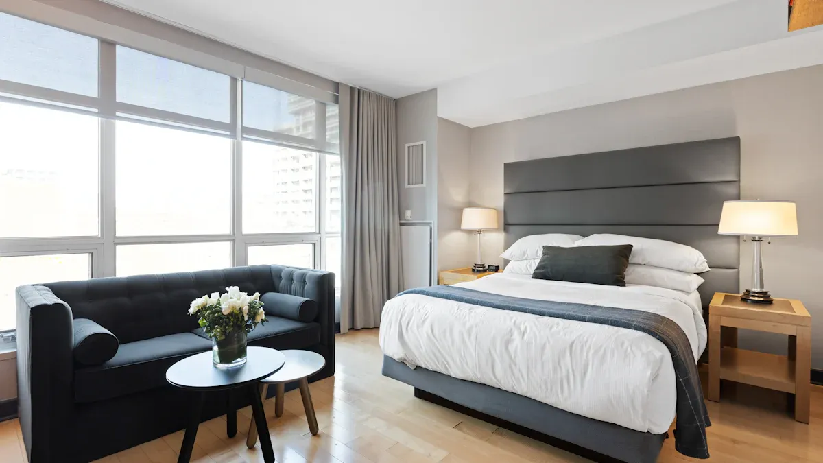 The Bed: The Heart of Your Hotel Bedroom Set