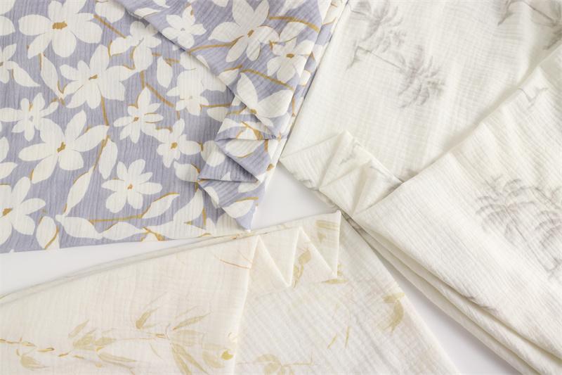 Cómo hacer textiles para el hogar transpirables usando tela de burbujas de doble gasa de algodón