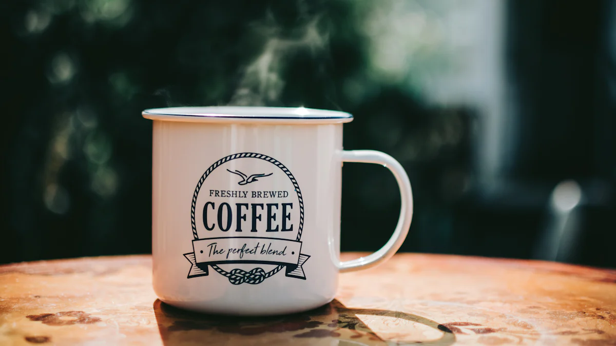 Custom coffee cups with logo