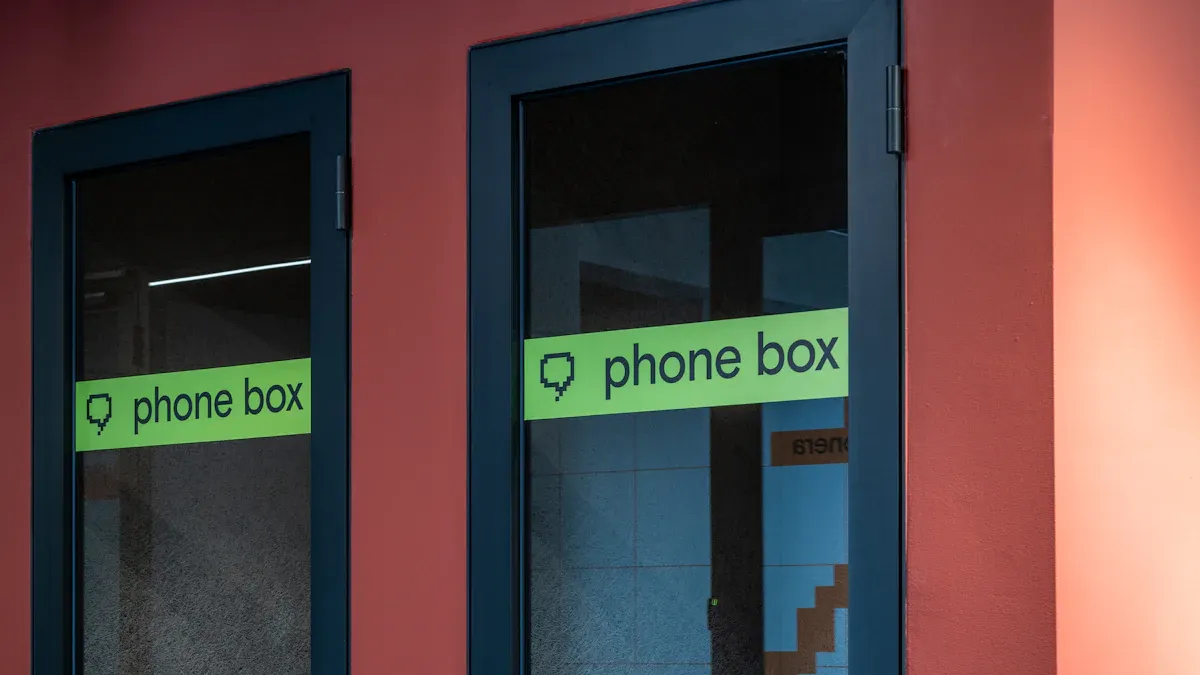 Designfunktionen effektiver Telefonkabinenkabinen