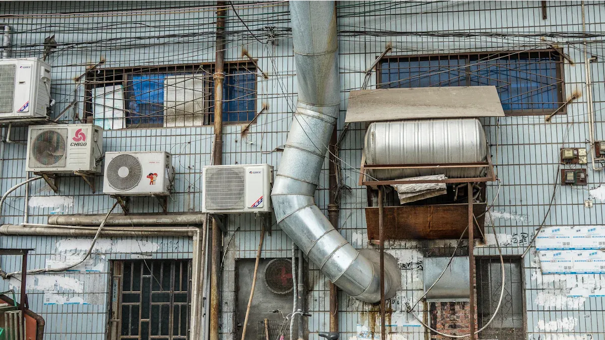 Refrigeração comercial: aplicações industriais para condensadores de refrigeração de tubo de arame