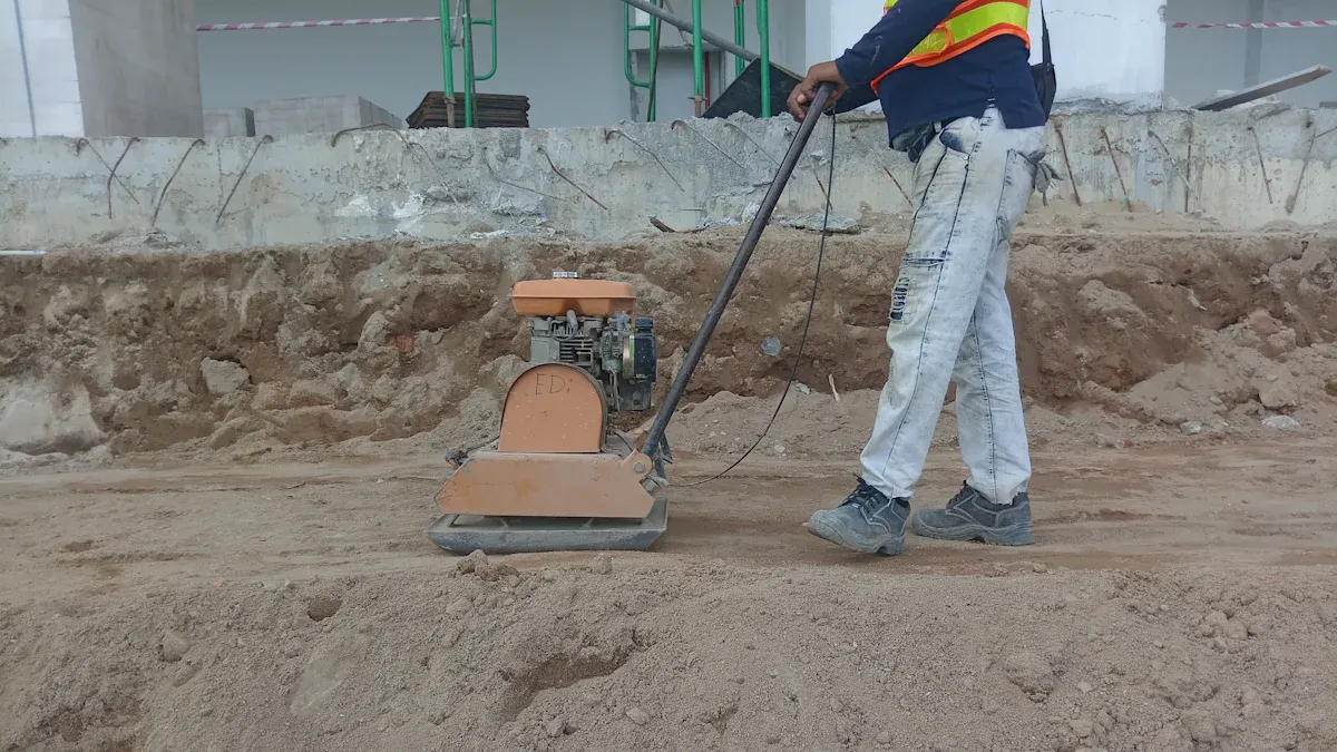 Understanding Compaction Machinery: Plate Compactors vs. Rollers