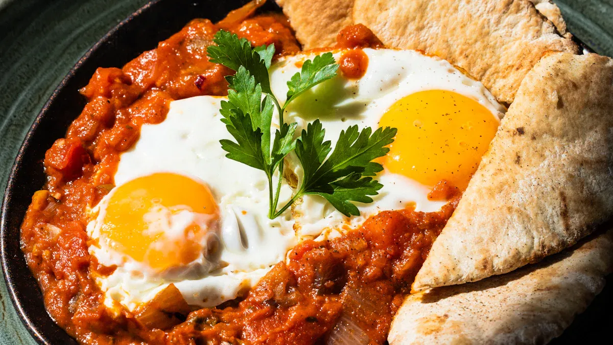 How to Cook Eggs, Bacon and Vegetables in a Microwave Frying Pan