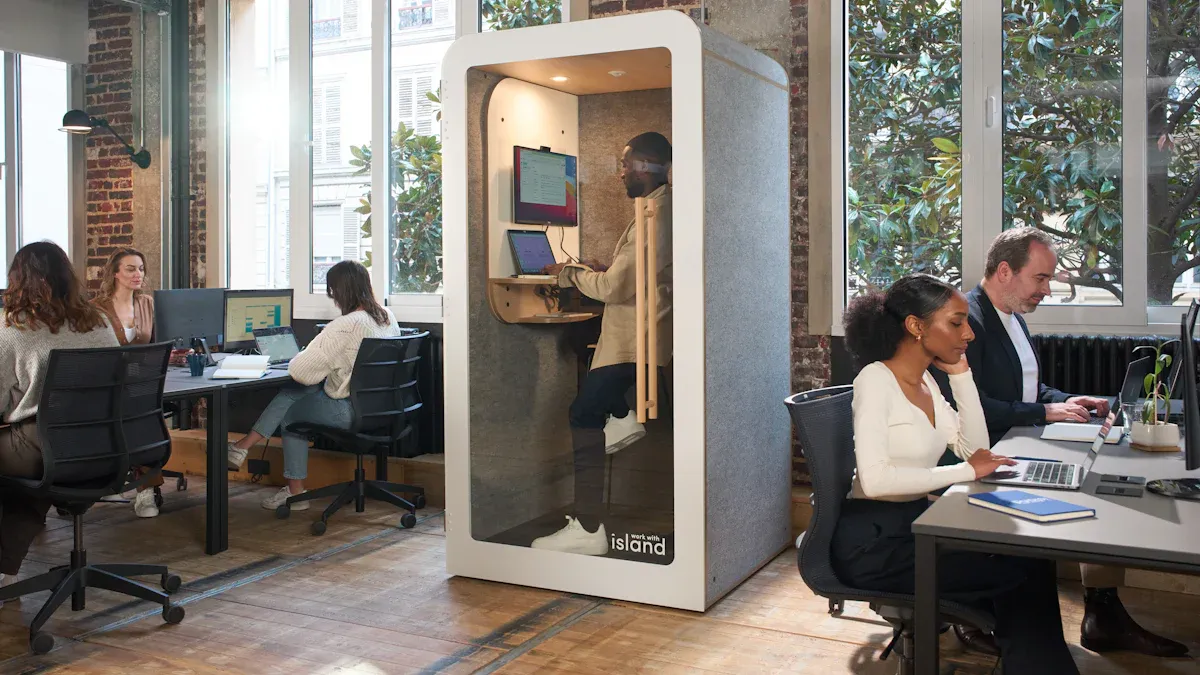 Avantages de l'utilisation d'un stand insonorisé portable