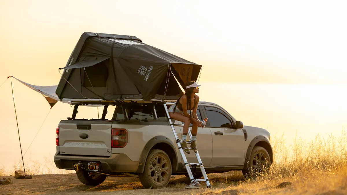 Setting Up the Tent Structure