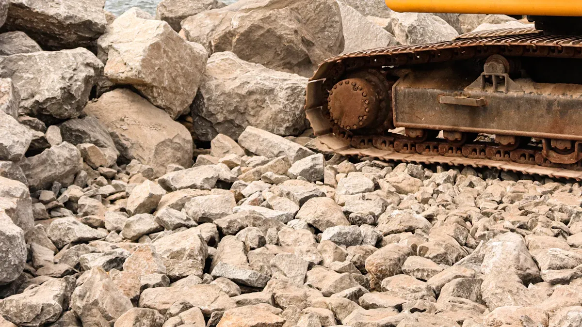 Excavator Rubber Tracks vs. Traditional Steel Tracks