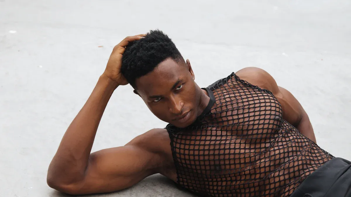 What kind of clothing can polyester birdseye mesh be used on?