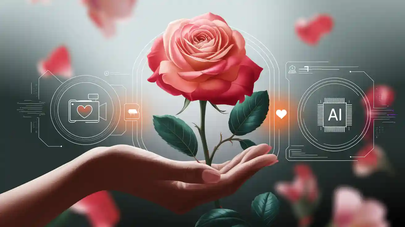 How to Make Romantic Rose-Giving Videos with AI