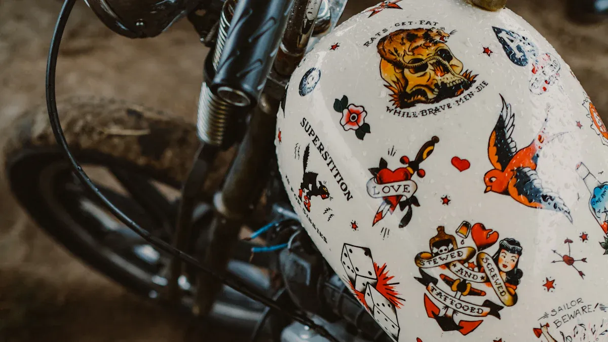Express Yourself With Custom Motorcycle Decals