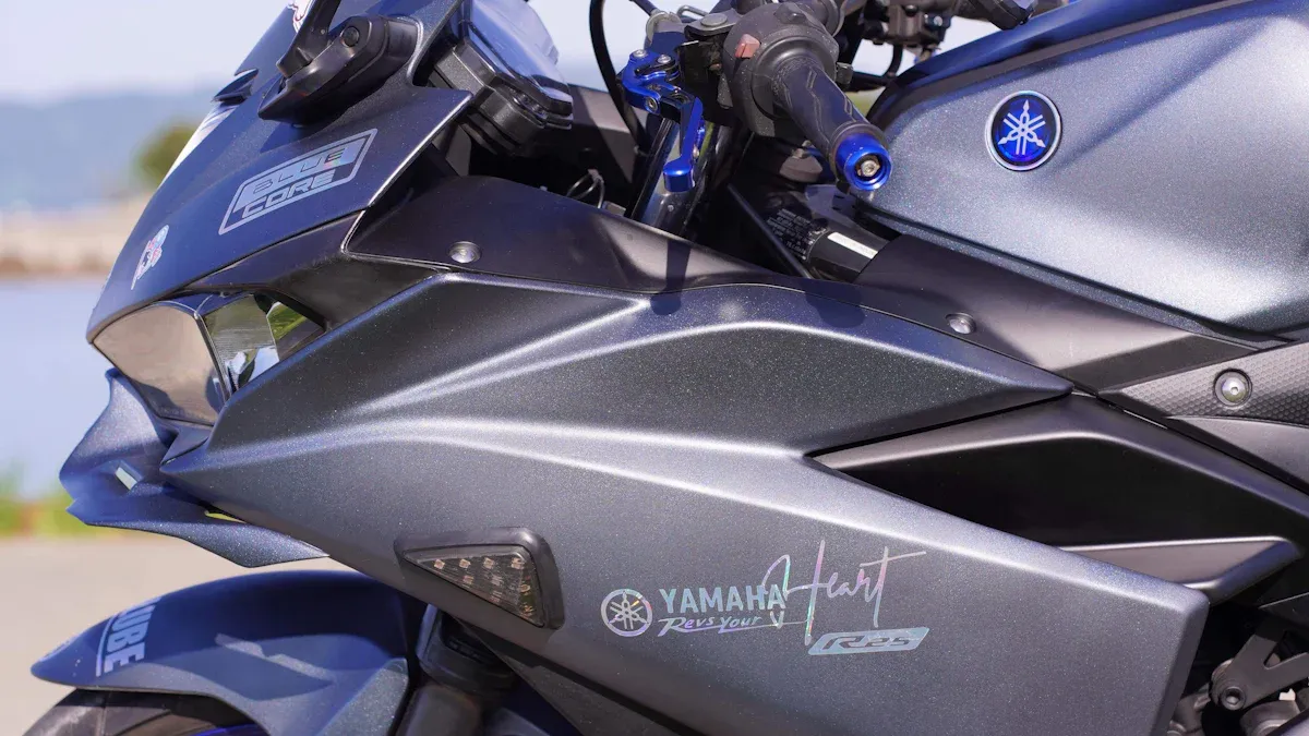 Upgraded Yamaha R3 look without paying OEM prices
