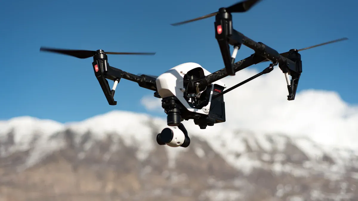 How Military Drone Cameras Capture Real-Time Data