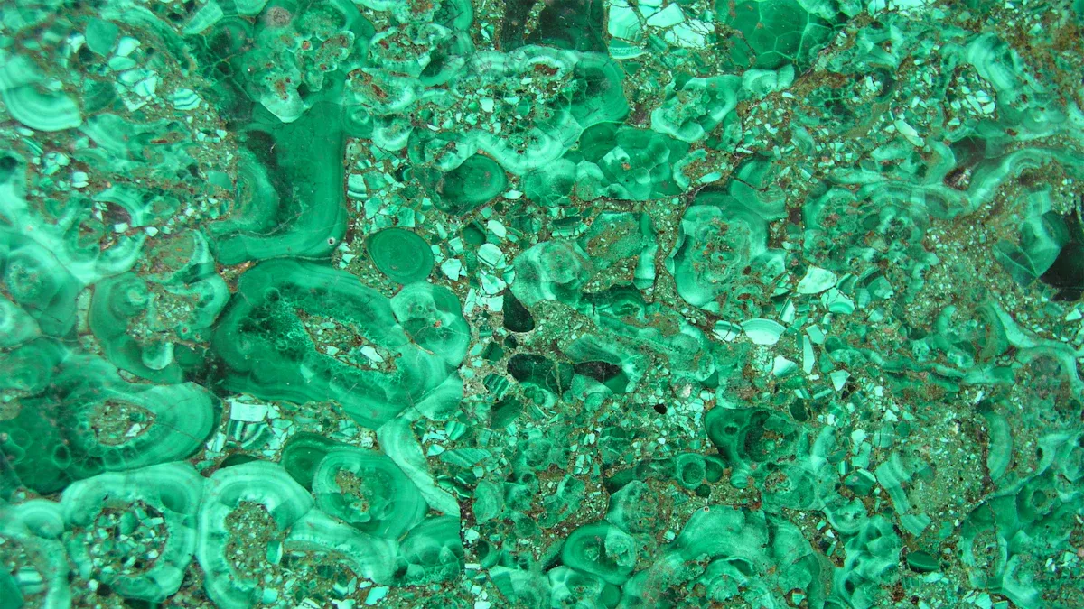 Unique Designs of Mingqiangmineral Real Malachite