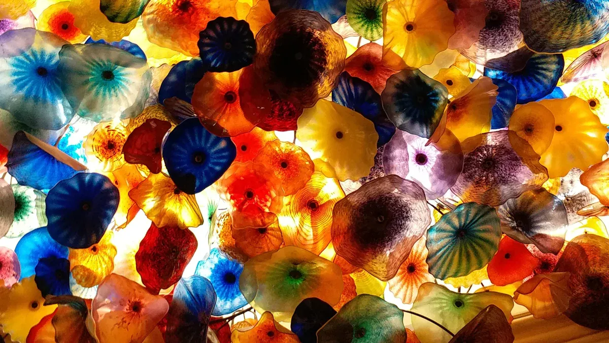 Top 10 Chihuly Style Glass Chandeliers