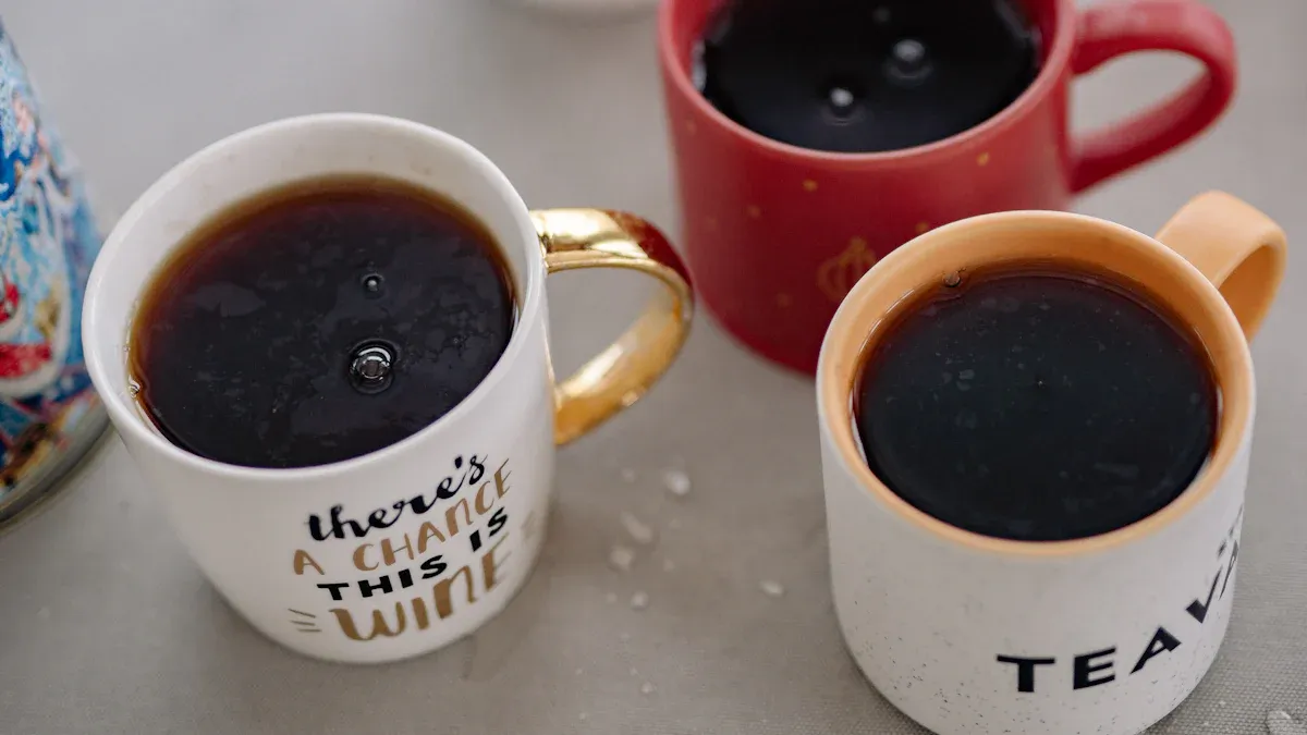 Coffee Wedding Favors Display