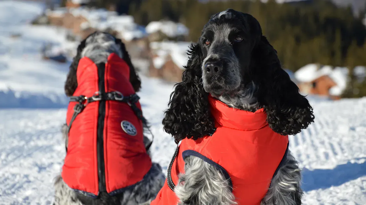 Dog life jacket with secure multi-point strap system