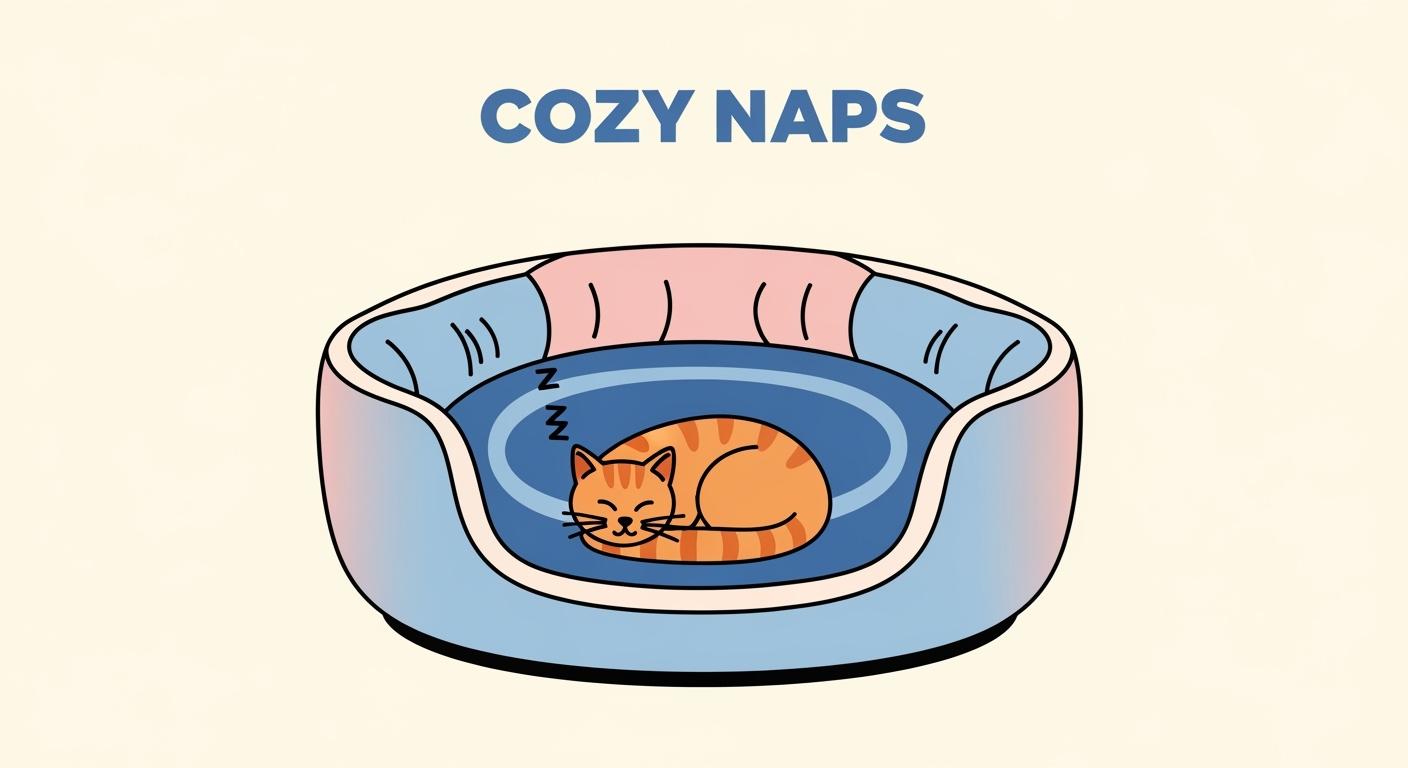 Cat tunnel bed with donut shape and center opening