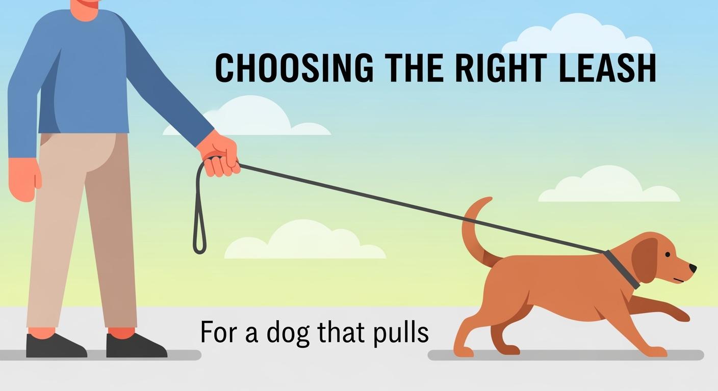 dog walking on a leash outdoors