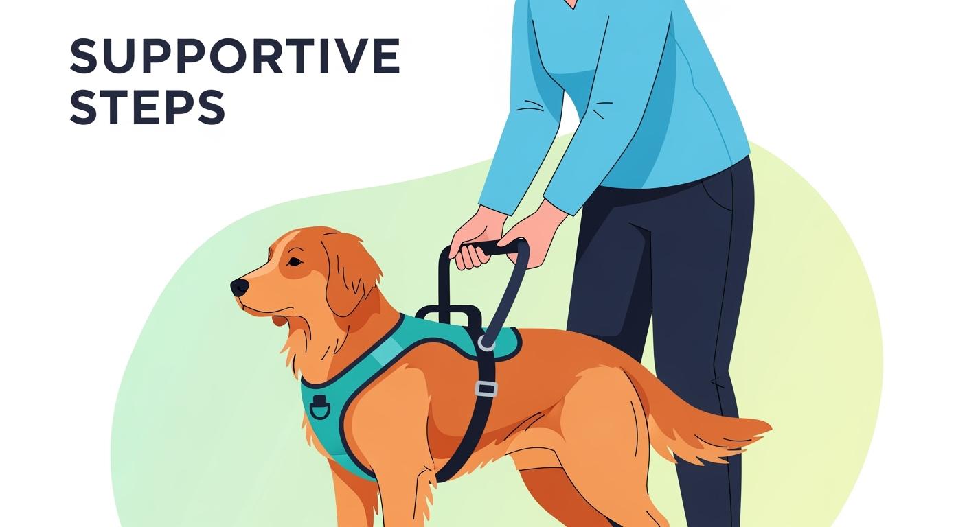 Dog lift harness with full-body support panels