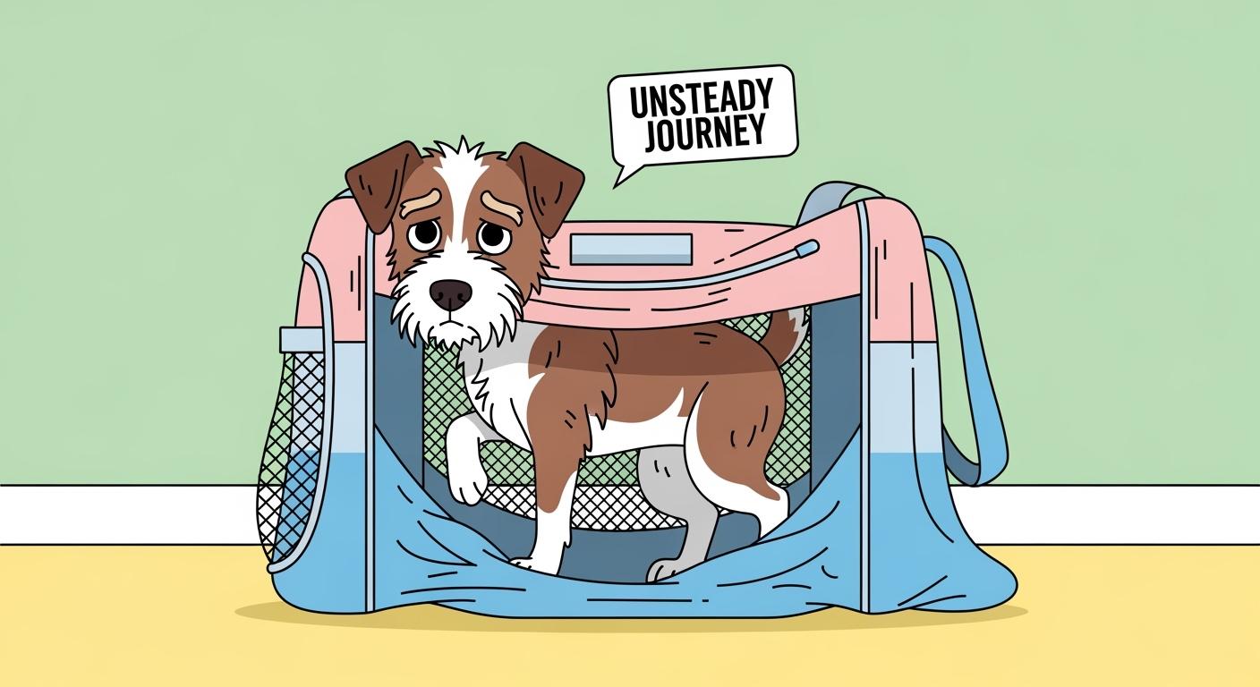 Dog carrier with stable base and reinforced side panels