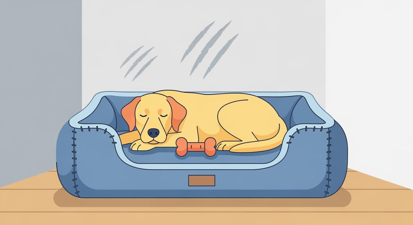 Durable dog bed for heavy daily use