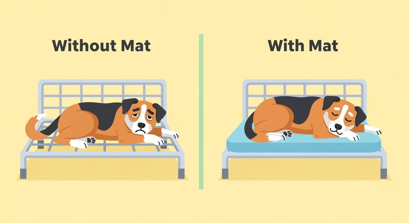 metal dog bed with raised frame for cooler daily rest