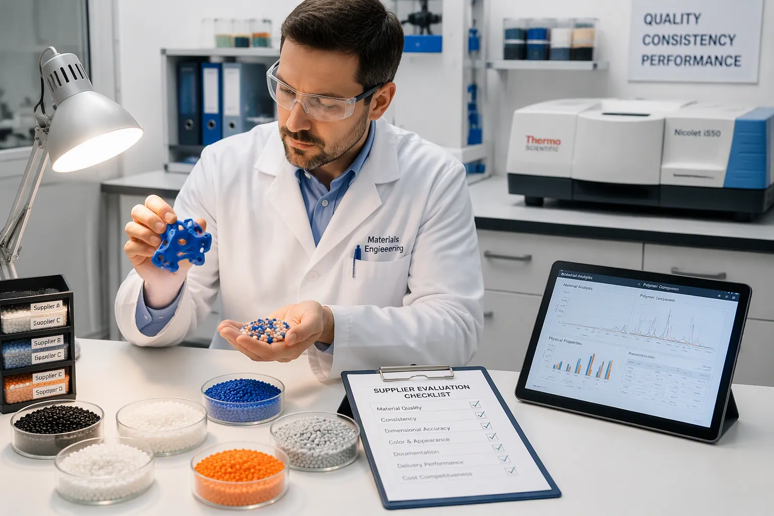 How to Find a Polymer Supplier with Complete Material Analysis Services