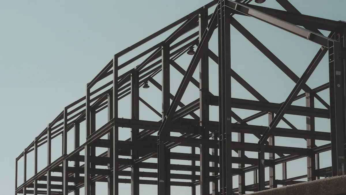 Internal view of a steel facility