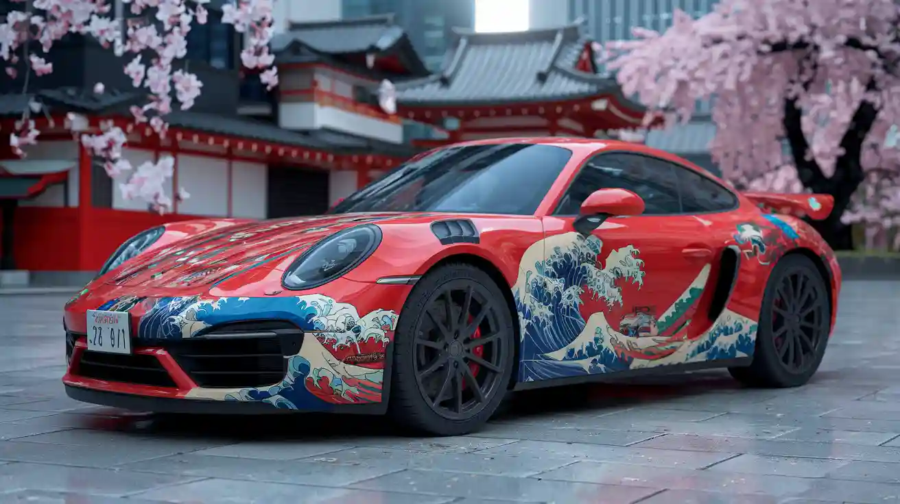 Top 5 Japanische Autofolien-Designs: Eine Fusion aus Stil und Kultur