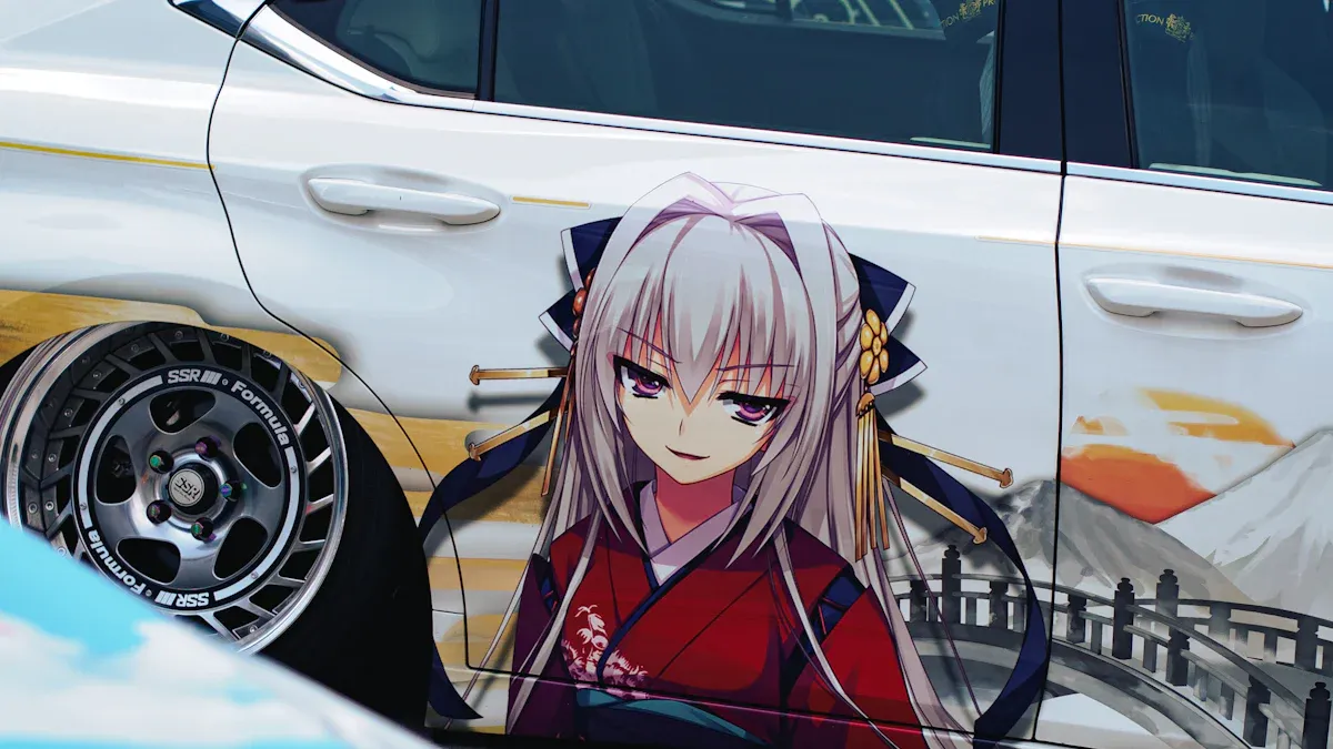 Erkundung der Anime-Autofolien