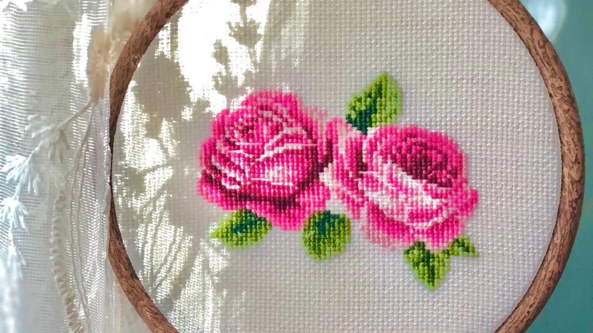 Cross stitching vs Embroidery