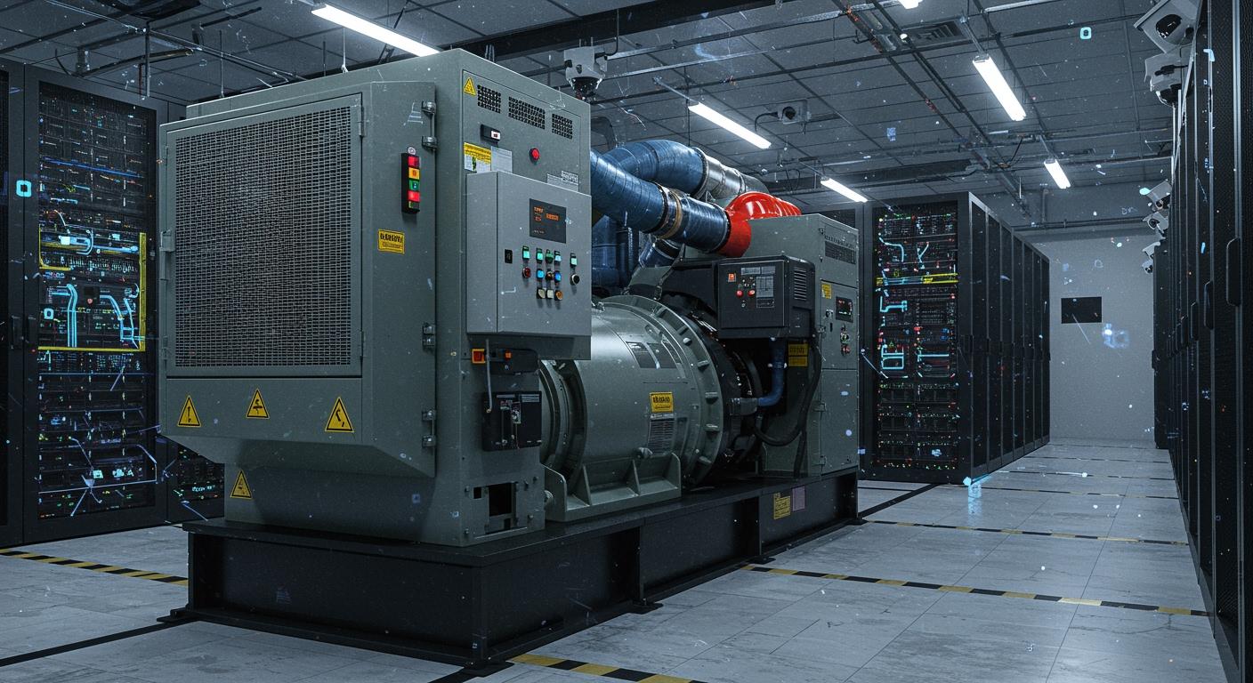 What type of generators are used in data centers