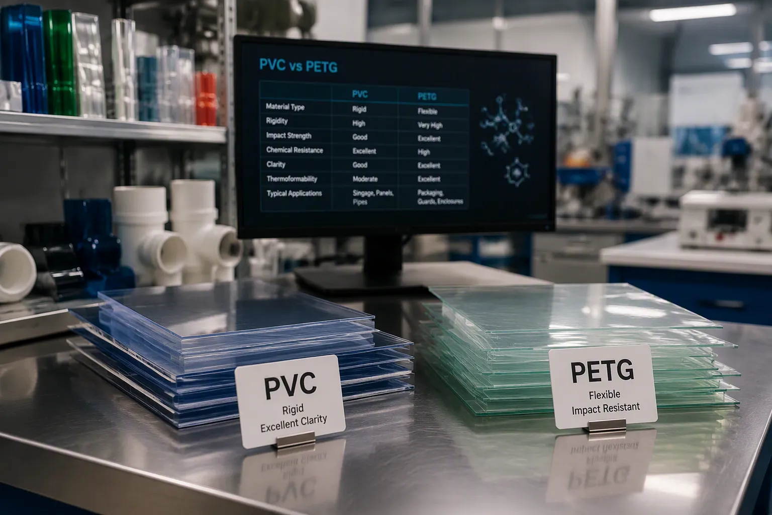 PVC sheet supplier: PVC vs PETG material comparison for 2026 applications